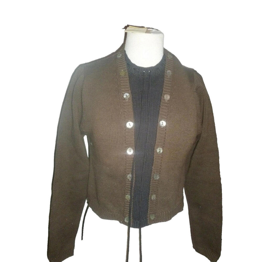 NWT Susan Martin Pullover Sweater Bolero Sโ Small 100% Cotton NEW